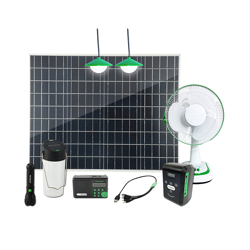 Kit domestici di ventilatori CC a energia solare